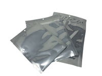 7" x 9" 5 Mil Clear / 3mil Met Zipper Vacuum Bags w/ Hang Hole (Clear Front / Silver Back), 1,000pcs