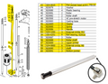 PP983 Reversible Roller Assembly Aluminum Roller with Reversible Bearing